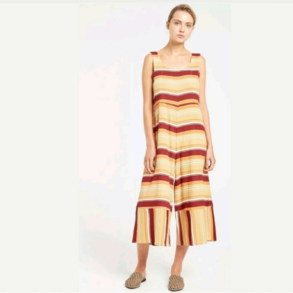 Zulu & Zephyr Ecliptic Stripe Jumpsuit Romper - Picture 1 of 9